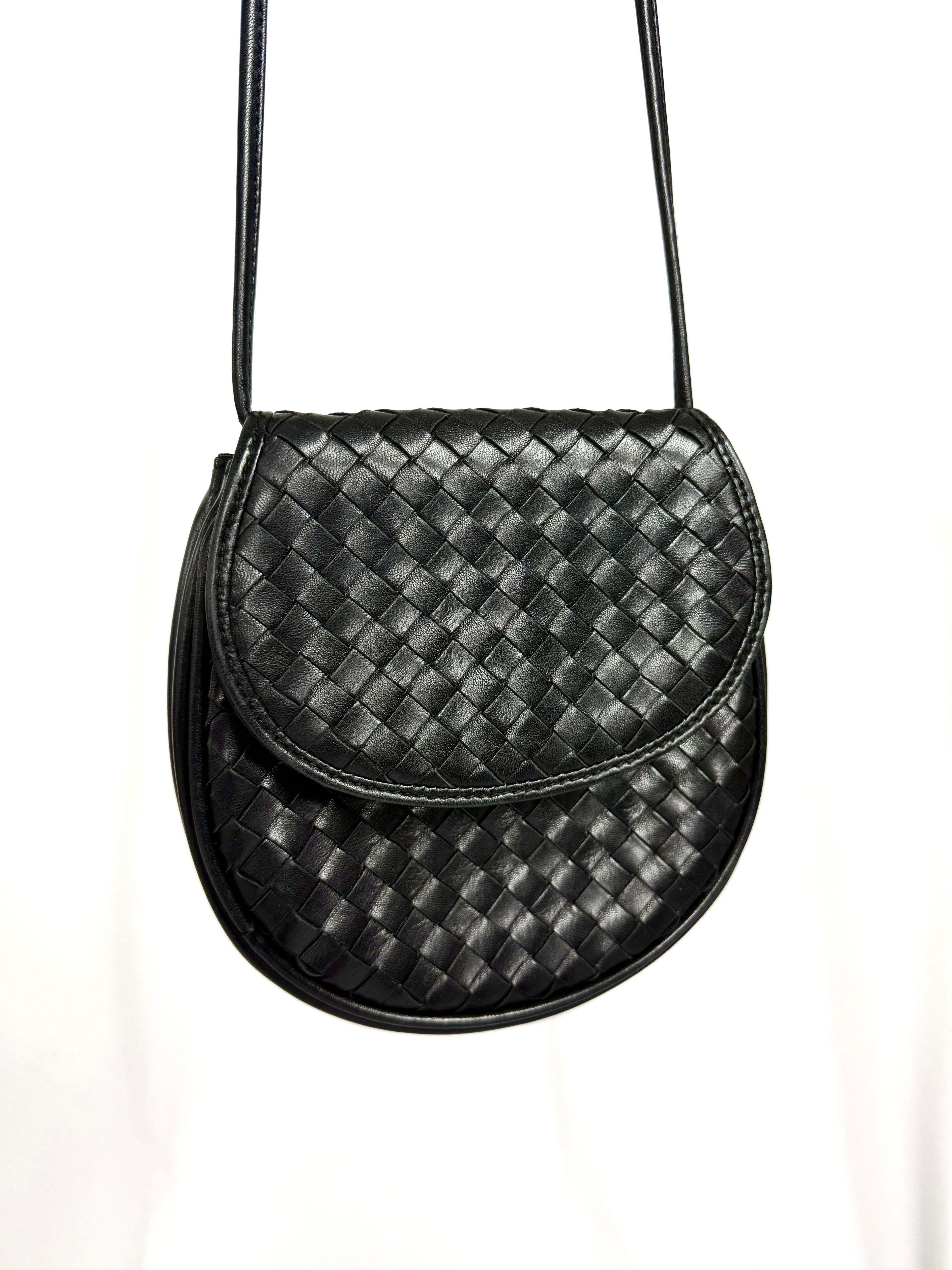 Italian Woven Leather Purse
