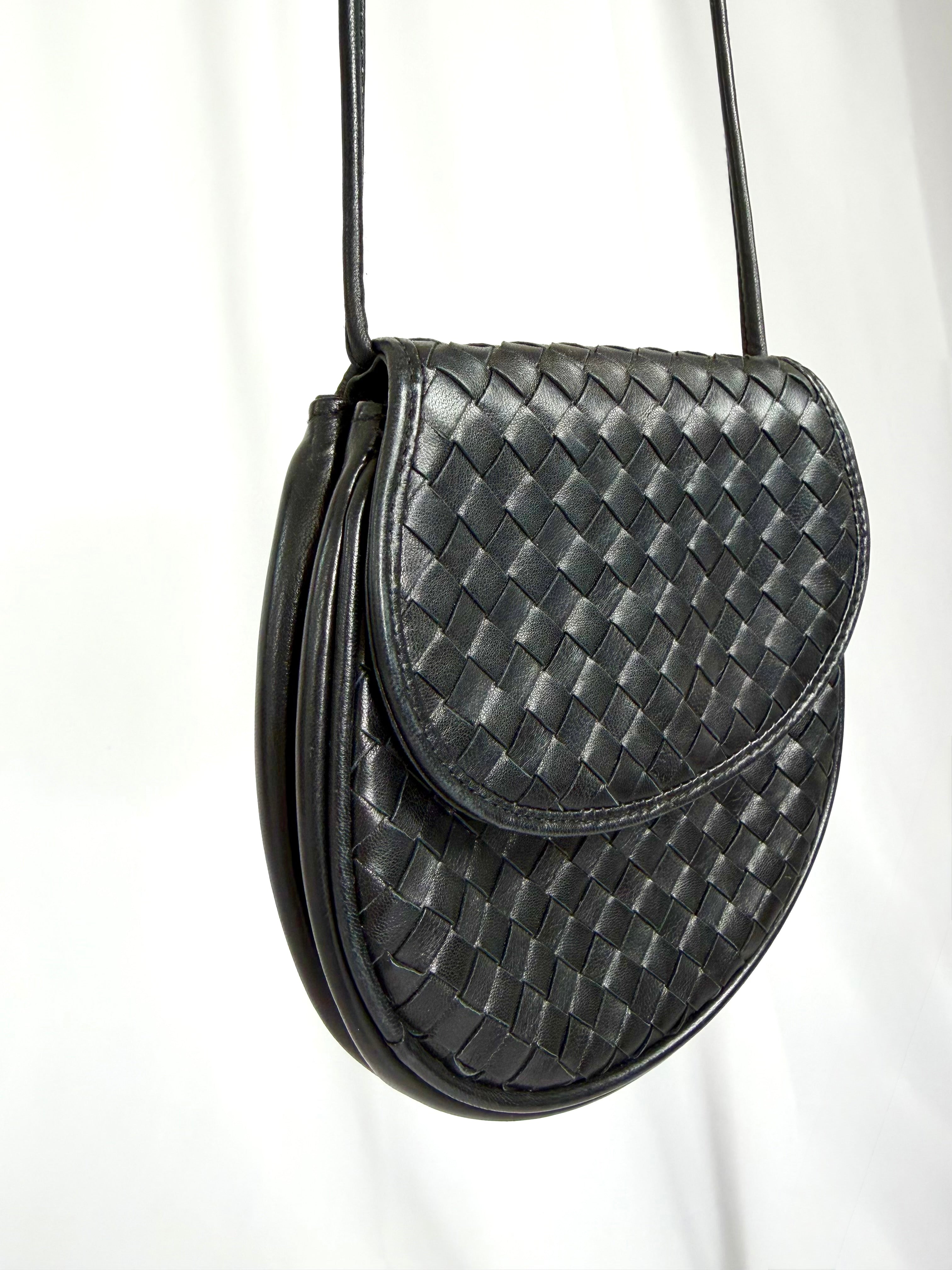Italian Woven Leather Purse