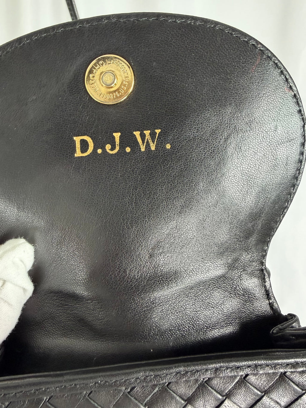 Italian Woven Leather Purse