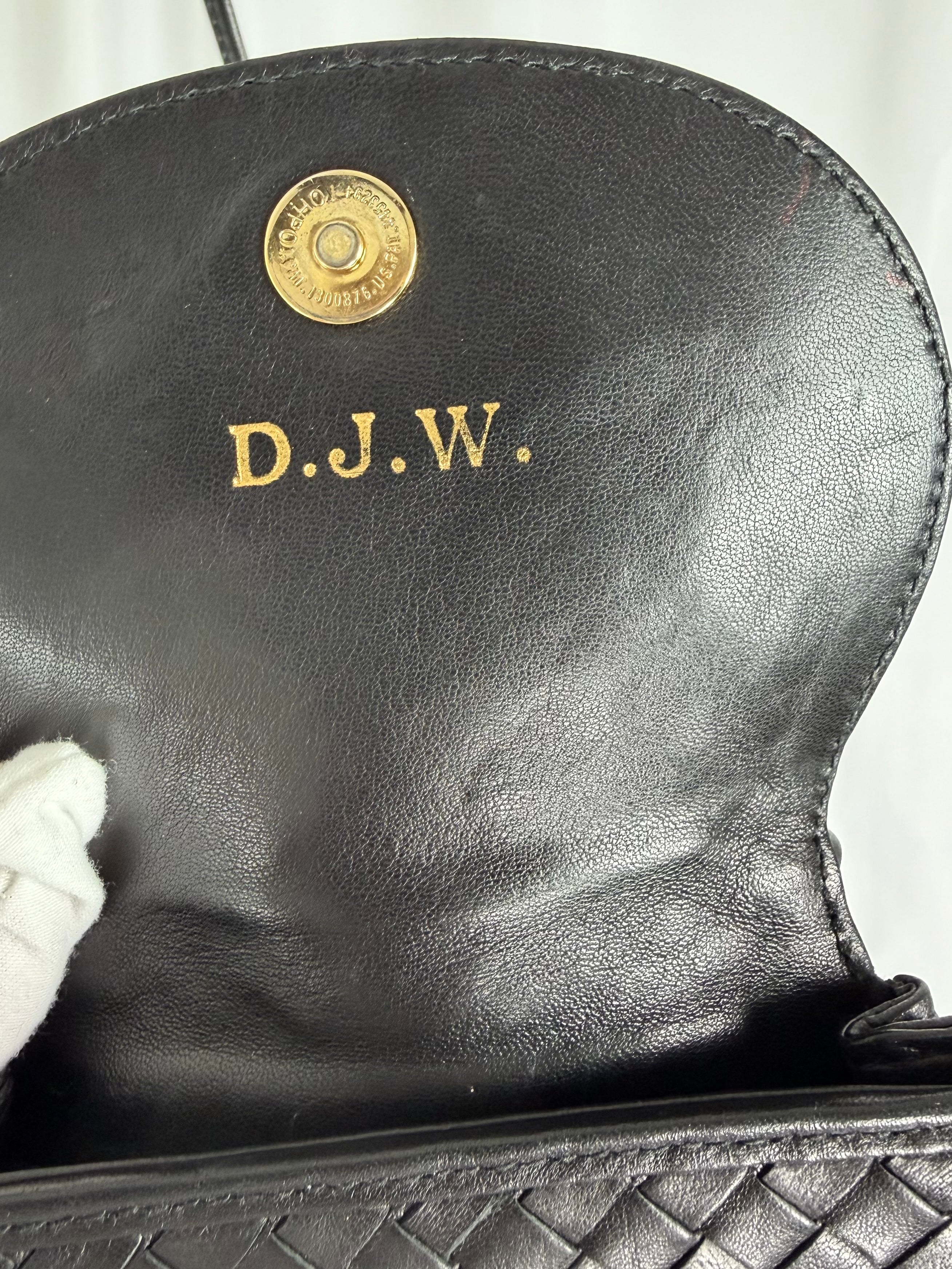 Italian Woven Leather Purse