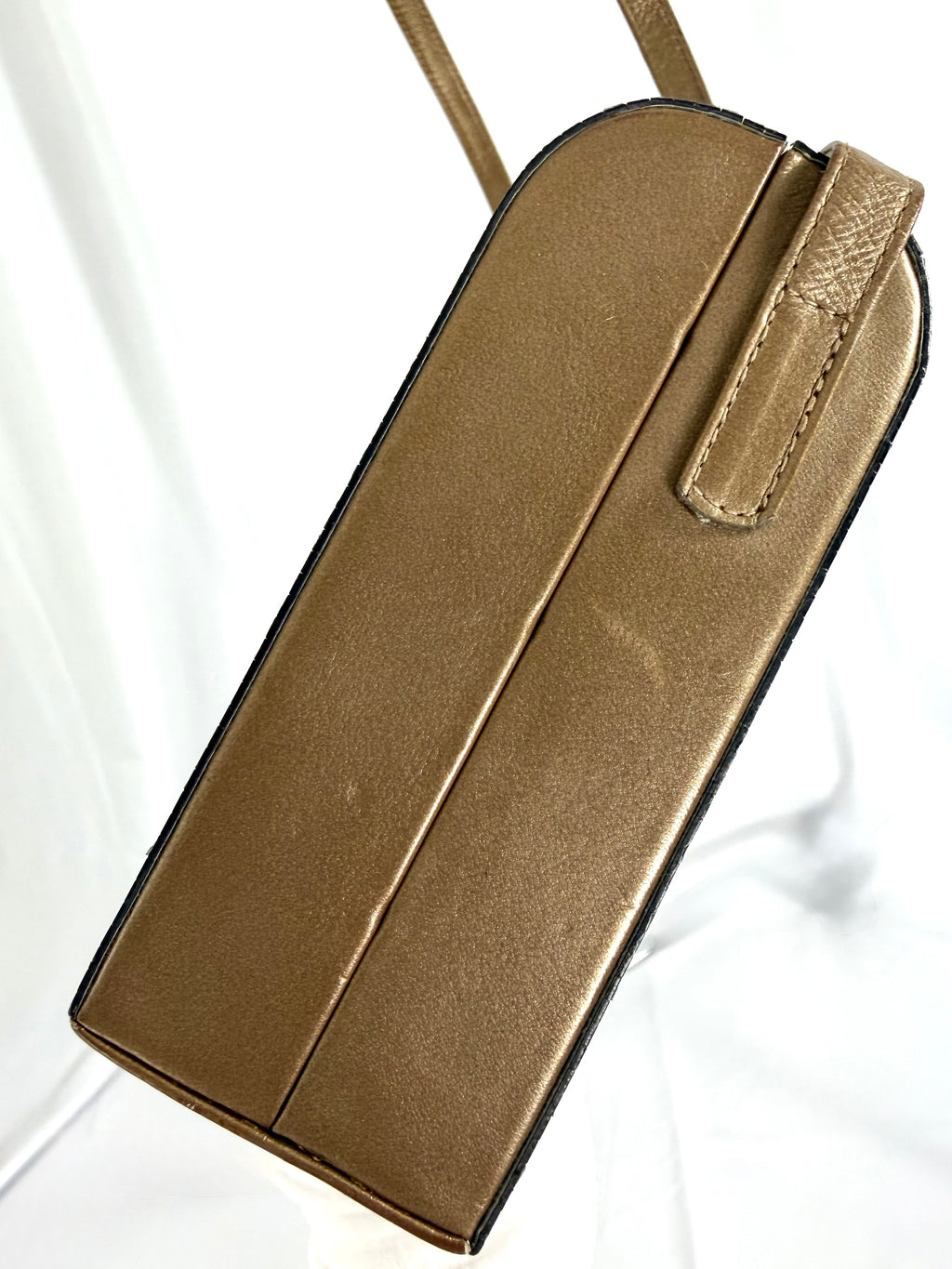 STUART WEITZMAN Mirrored Box Purse