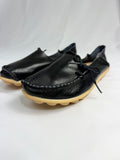 Pebbled Leather Laced Shoes